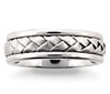 Mens wedding ring braided style