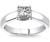 Princess Cut High-Quality White Gold