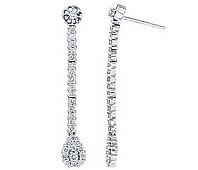  diamond drop earrings