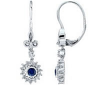  diamond drop earrings