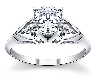  diamond engagement ring side diamonds