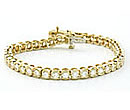 gold diamond tennis bracelets