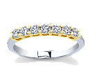 gold ladies diamond wedding rings