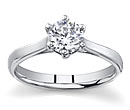 gold diamond solitaire rings