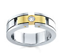 gold mens diamond wedding rings