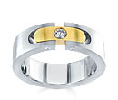 gold mens diamond wedding rings